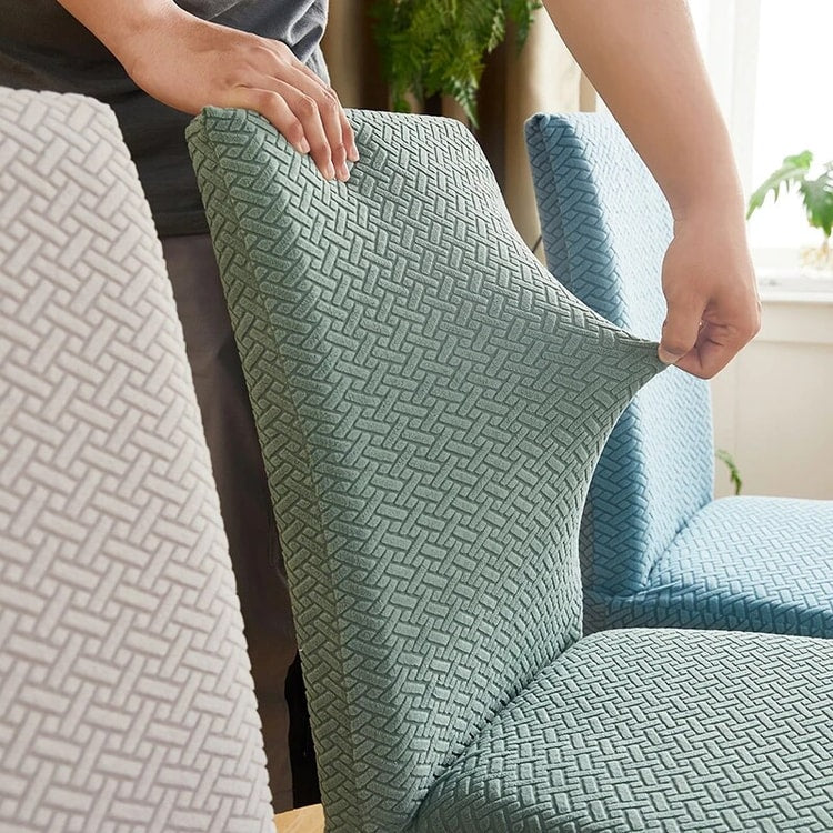 Cheap Elastic Chair Cover, Universal Size for Dining Chairs, Big Elastic Seat Covers for Home Living