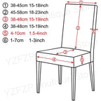 Cheap Elastic Chair Cover, Universal Size for Dining Chairs, Big Elastic Seat Covers for Home Living