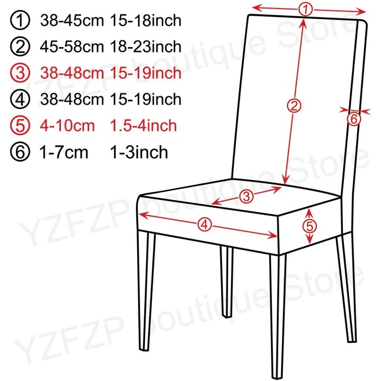 Cheap Elastic Chair Cover, Universal Size for Dining Chairs, Big Elastic Seat Covers for Home Living