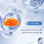 Anti Dark Circles Eye Cream with Caviar Hyaluronic Acid for Bags, Firming and Moisturizing Beauty Skin Care