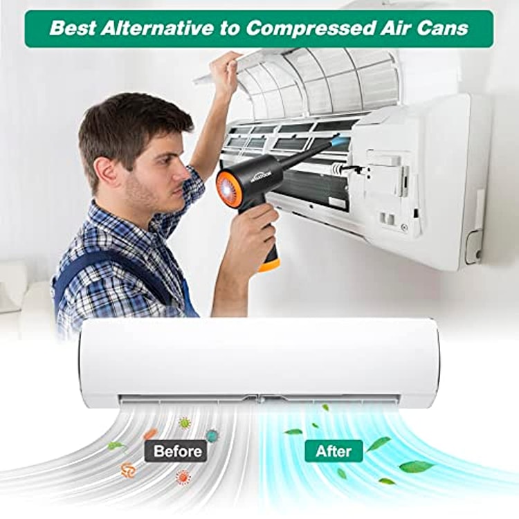 Electric Dust Blower, High-Performance 3-Speed Air Duster for Electronics, Keyboard & Home Cleaning
