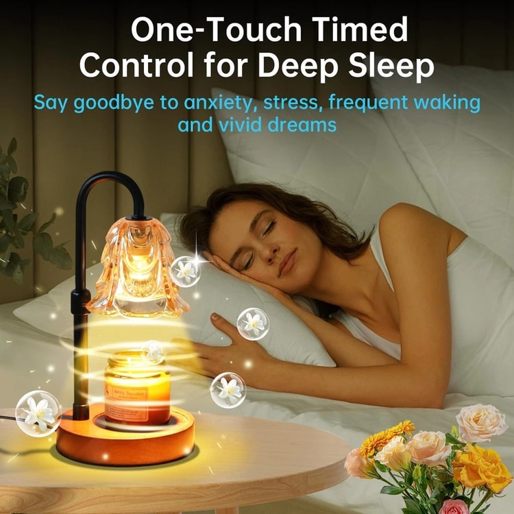 Dimmable Aromatherapy Candle Warmer Lamp Adjustable Brightness Fragrance Diffuser With Light Home Decor Bedroom Living Room