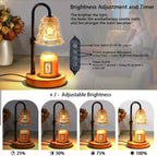 Dimmable Aromatherapy Candle Warmer Lamp Adjustable Brightness Fragrance Diffuser With Light Home Decor Bedroom Living Room