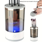 USB-Powered Makeup Brush Washer & Dryer - Odorless, Battery-Free Cleaner for Effortless Beauty Tool Care