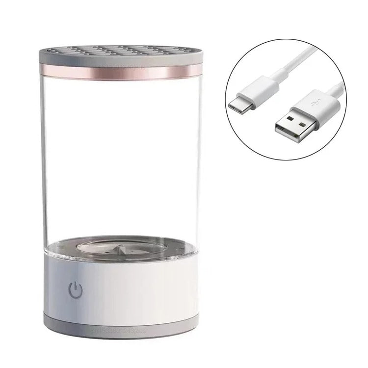USB-Powered Makeup Brush Washer & Dryer - Odorless, Battery-Free Cleaner for Effortless Beauty Tool Care