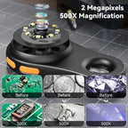500X Digital Microscope with Light for Electronics, Coins, Jewelry, and Watch Repair