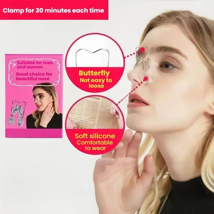 3D Nose Shaper Clip for Nose Bridge Support and Beauty Care
