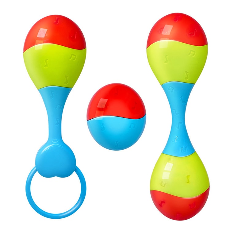 Early Learning Montessori Baby Toy, Musical Instrument Rattle Shaker, Bell Hammer Kids Toys for Children