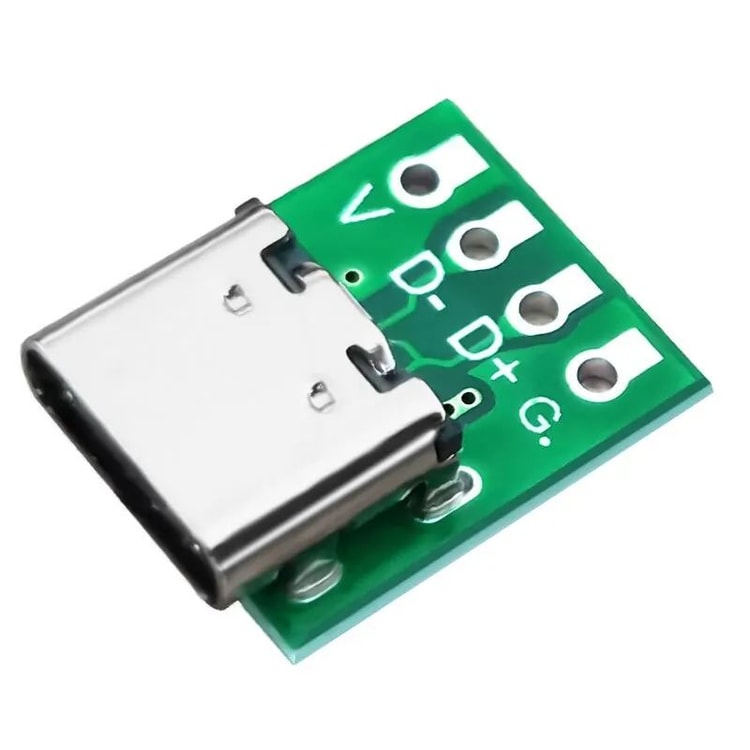 Most Reviewed USB Type C 16 Pin Female PCB Breakout Connector Board for DIY Cable Repair and Electronics Projects