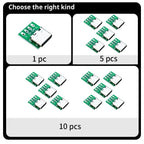 Most Reviewed USB Type C 16 Pin Female PCB Breakout Connector Board for DIY Cable Repair and Electronics Projects